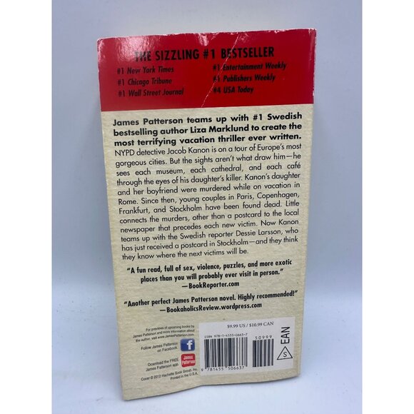 The Postcard Killers James Patterson & Liza Marklund 2012 Paperback Thriller - Picture 2 of 8
